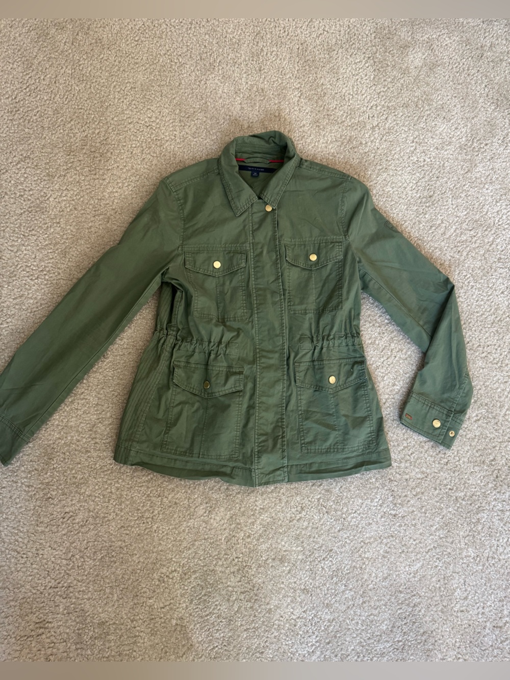 Tommy Hilfiger Olive Green Women's Utility Jacket
